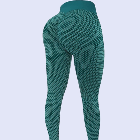 4 Pack Women High Waist Scrunch Bubble Booty Texture Leggings Casual Active Wear - Picture 2 of 6